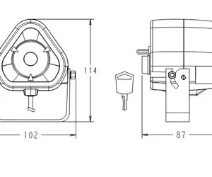 Anti Shear Horn Electronic Horn, Car Horn （Wechat:13510231336） thumbnail-3