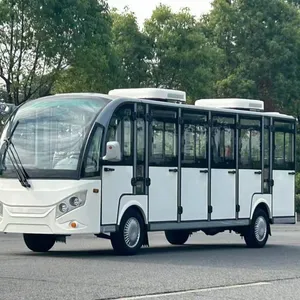 Source Products - 17-seater Sightseeing Bus - Enclosed Sightseeing Bus With Doors, Pure Electric Model. Direct Supply From the Manufacturer of Electric Sightseeing Buses thumbnail-4