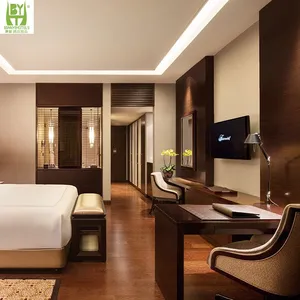 Factory Directly to Make Modern New Design Bedroom Sets Motel 6 Gemini Furniture for Hotel Bedroom and Home From Bianyi thumbnail-1