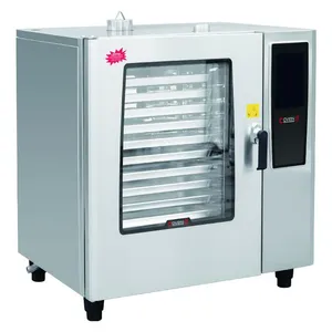 Stainless Steel Liquid Crystal Gas Combi Oven for Bakery & Pastry With Steam Injection thumbnail-3