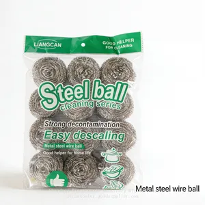 Multi-Purpose Stainless Steel Scourer Ball Kitchen Cleaner thumbnail-1