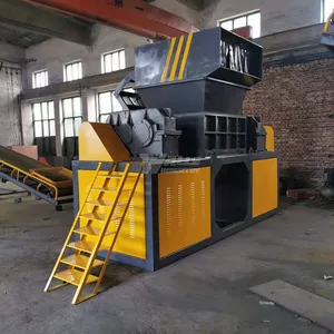 Horizontal Beverage Can Dual-Shaft Shredding Production Line | Oil Drum Dual-Shaft Shredding Equipment thumbnail-3