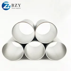 Polished Square Round Aluminum Alloy Tube 60mm 18mm Anodized Aluminum Hollow Pipe thumbnail-4