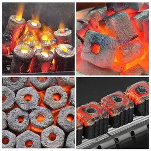 Green Carbon Forming Machine Coconut Shell Pine Needle Charcoal Briquette Making Machine EPC thumbnail-5