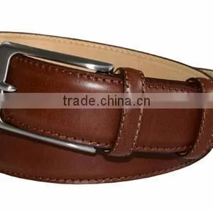 New Men's Waistband Casual Dress Leather Pin Metal Buckle Belt Brown Strap thumbnail-1