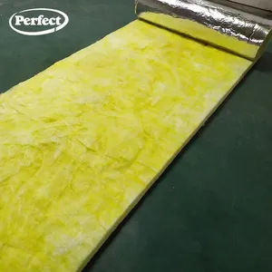 High Density Glass Wool Sheet, Glasswool Insulation Material, Non-combustible, Acoustic & Thermal Insulation for Steel Structure Workshop thumbnail-5
