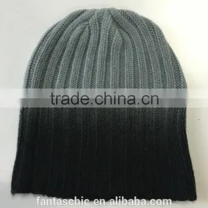 Custom Space Dye Novelty Knitted Slouch Beanie Hat With Soft Handfeel thumbnail-2