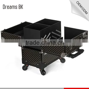 Guangzhou Factory Cheap Price Trolley Makeup Case With Trays thumbnail-4