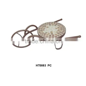 2015 Hot Sale Mosaic Trolley Flower Stand Garden Decoration thumbnail-1