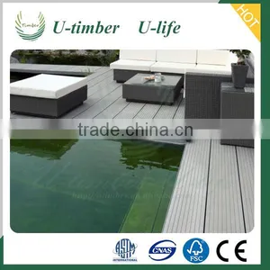 100% Recycycled Engineered Wood Composite Thermowood Decking thumbnail-5