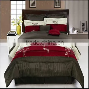 Patchwork Embroidered Polyester Duvet Cover Comforter Set Made in China thumbnail-1