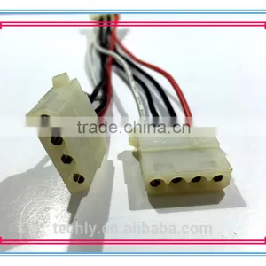 Splier Type Male to Female White Connector UL 1007 80C Wire Assembly thumbnail-1