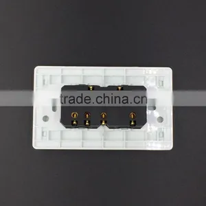 118 Series White Style Three Gang Lamp Switch thumbnail-2
