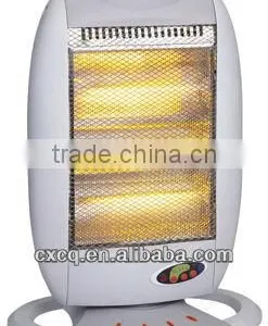 3heating 1200W CE/GS/ROHS With Remote Control/ Timer /wide Angle Oscillating Function Electric Heater Halogen Heater for Home thumbnail-1