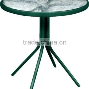 4-foot Round Glass Table thumbnail-1