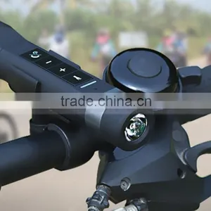 Round Portable Bluetooth LED Flashlight Riding Bike Speaker With Torch Holder thumbnail-6