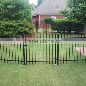Allibaba China Shijianzhuang Manufacture of Used Stainless Steel Iron Fence Panels Designs for Sale thumbnail-1