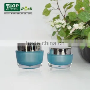 China Manufacturer 15g 30g 50g Metallized Red Plastic Jar for Facial Cream Eye Cream thumbnail-5