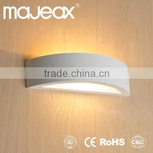 Classic Wall Lamp White Gypsum Plaster Decorative Wall Light For Home thumbnail-1