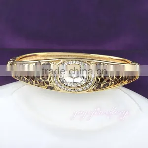Charming Crystal Rose Gold Wholesale Expandable Bangle thumbnail-2