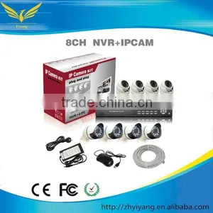 Plug and Play ip Camera Wired NVR Kit Security Camera System 8CH NVR 1.3mp IP Camera With Night Vision Infrared thumbnail-1