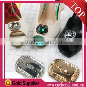 Hot Sale High Quality Rhinestone Accessories Shoe Buckles thumbnail-3