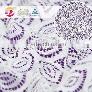 Wholesale Cheap Poly Cotton Wedding Express Lace Fabric for Dress thumbnail-3