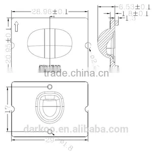 2015 Modern Outdoor LED 3030 Streetlight Lens DK150*65-3.5H-3030 thumbnail-2