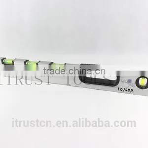 Aluminium Spirit Level With One Hand 5 Level Bubble MT2033 thumbnail-2