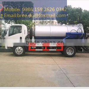 Hot Sale New 7ton Vacuum Suction Sewage Truck for Sludge Cleaning thumbnail-1