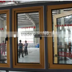 Wooden Grain Aluminium Profile for Windows and Doors thumbnail-1