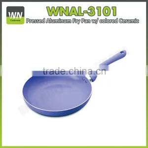 2016 New as Seen on tv Ceramic Fry Pan Round/quarter Pan Stonewell Fry Pan With Different Ceramic Clolor Coating thumbnail-1