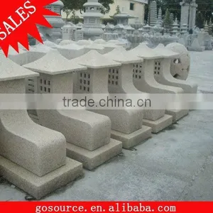 Garden Natural Granite Carving Lantern thumbnail-1