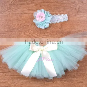 Brook Green TUTU Set Matching Headband thumbnail-1