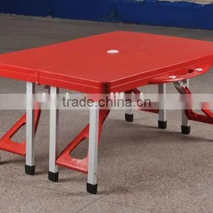 Red Colour Outdoor Plastic Folding Table(real Factory) thumbnail-6