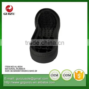 Black Color Flexible Working Labour Rubber Outsoles thumbnail-3