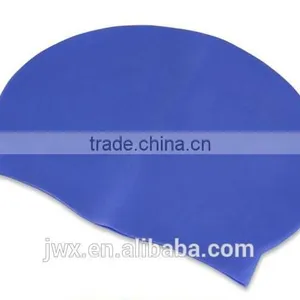 Blue Silica Swimming Cap River Swimming Usage Close-fitting Cap thumbnail-3
