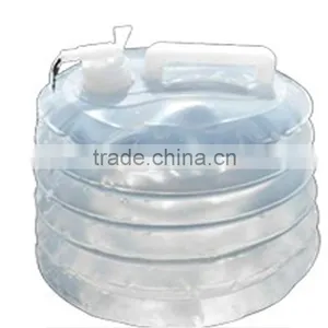Outdoor Camping Hiking Plastic Car Washing Folding Bucket thumbnail-1