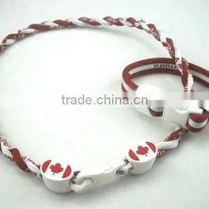 2012 London Olympic Games Balance Germanium Canada Team Tornado Necklace thumbnail-1