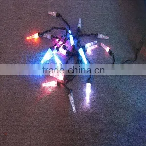 Purple LED Mini Christmas Light, Led Icicle Light String thumbnail-1