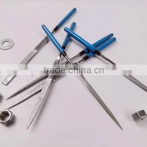 New 10pc Set Diamond Coated Needle Files for Model Burring Hobby Diamond File thumbnail-1