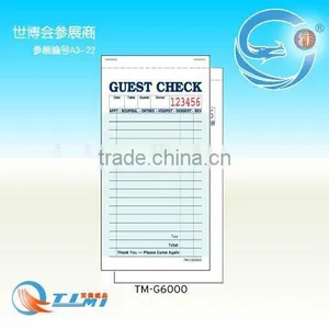 Guest Check G6000 thumbnail-1