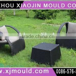 Plastic Garden Rattan Chair With Armrest Mould Maker in Taizhou thumbnail-3