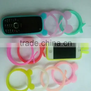 Silicone Universal Luminous Wristbands Design Bumper Cases for Mobile Phone thumbnail-1