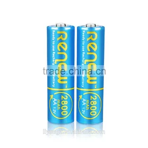 RENEW Brand NiMH AA 2800mAh Ready-To-Use AA Rechargeable Batteries 12 Pack thumbnail-3