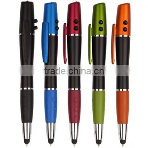 Good Quality Multi Function Pen, Touch Screen Stylus Pen, LED and Laser Pointer Pen thumbnail-1