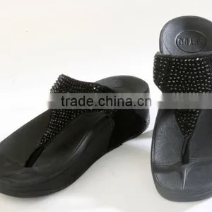 Fashion Shoes Woman Fipflop Wedge Heel thumbnail-2