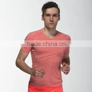 Men Plain 100% Polyester Custom T-shirt ,running Wear thumbnail-1