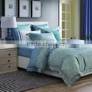 100% Cotton PIMA Reactive Print New Design China Supplier Textile European Style Bedding Set thumbnail-1