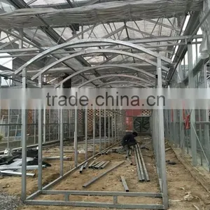 2016 New High Quality Toughened Glass Greenhouse for Arriculture thumbnail-2